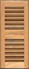 Red Oak Natural 2x12 Surface Mount Vent (with damper)