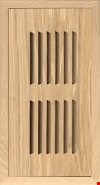 White Oak 4x10 Flush Mount Vent Unfinished (no damper)