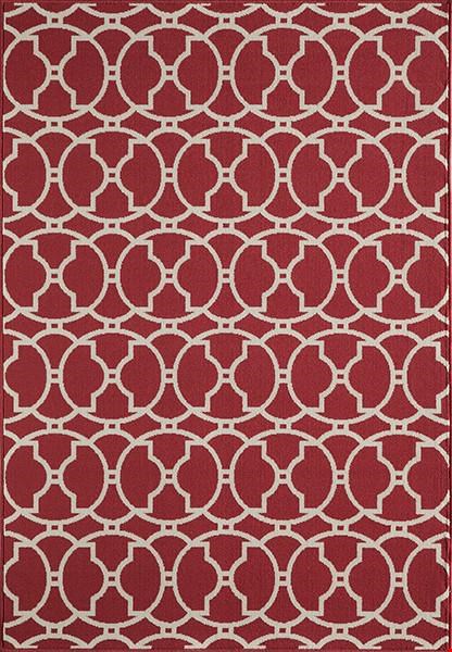 Momeni Baja (BAJA0BAJ11RED2376) Runner 0'5" x 2'3" Area Rug