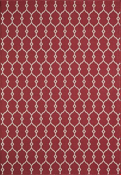 Momeni Baja (BAJA0BAJ-2RED3B57) Rectangle 0'5" x 3'11" Area Rug