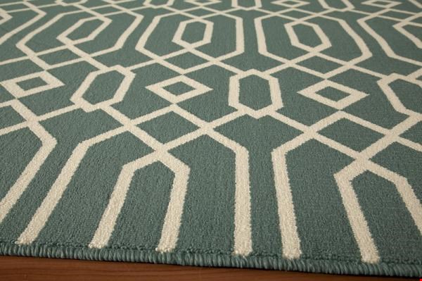 Momeni Baja (BAJA0BAJ-3BLU1837) Rectangle 0'4" x 1'8" Area Rug