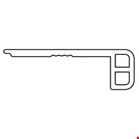 Flush Stair Nose WE - 94" Long