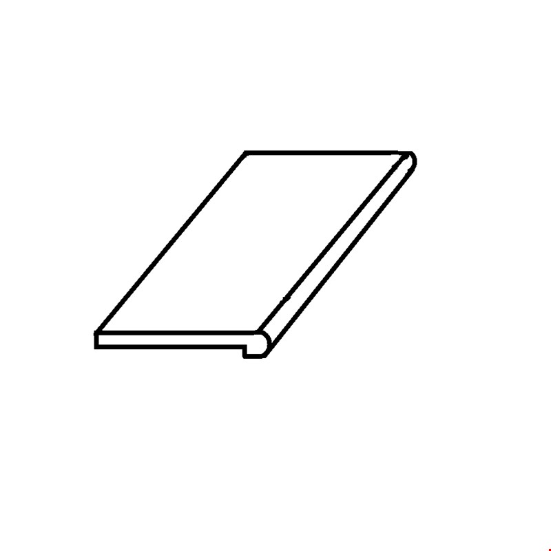 Shaw Floorte Pro Fresh Take: Stair Tread Wishbone Vinyl Tile with Attached Pad - 48" Long