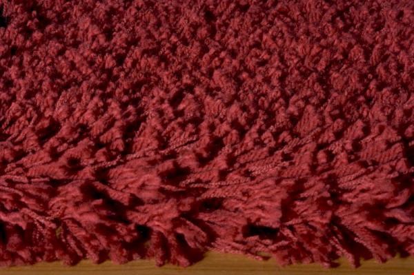 Momeni Comfort Shag (CSHAGCS-10RED400R) Round 0'7" x 4'0" Area Rug