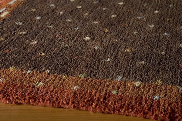 Momeni Desert Gabbeh (DEGABDG-01BRN5380) Rectangle 0'8" x 5'3" Area Rug