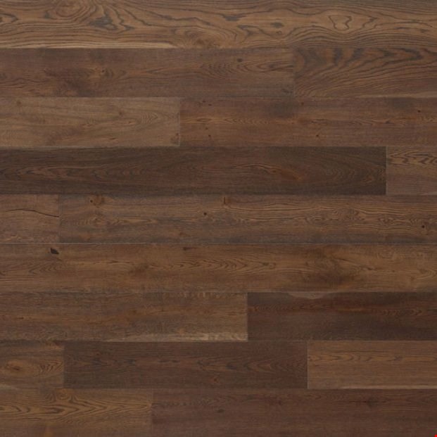 Arbor Ranch Mission Plank: Radcliff 7/16" x 7.5" Engineered Smoked White Oak Hardwood MPO7167RC