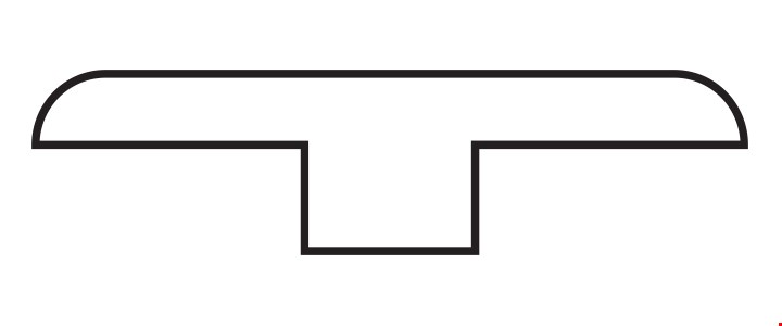 Shaw Floorte Paladin Plus: T-mold Marina Luxury Enhanced Vinyl Plank with Attached Pad - 94" Long