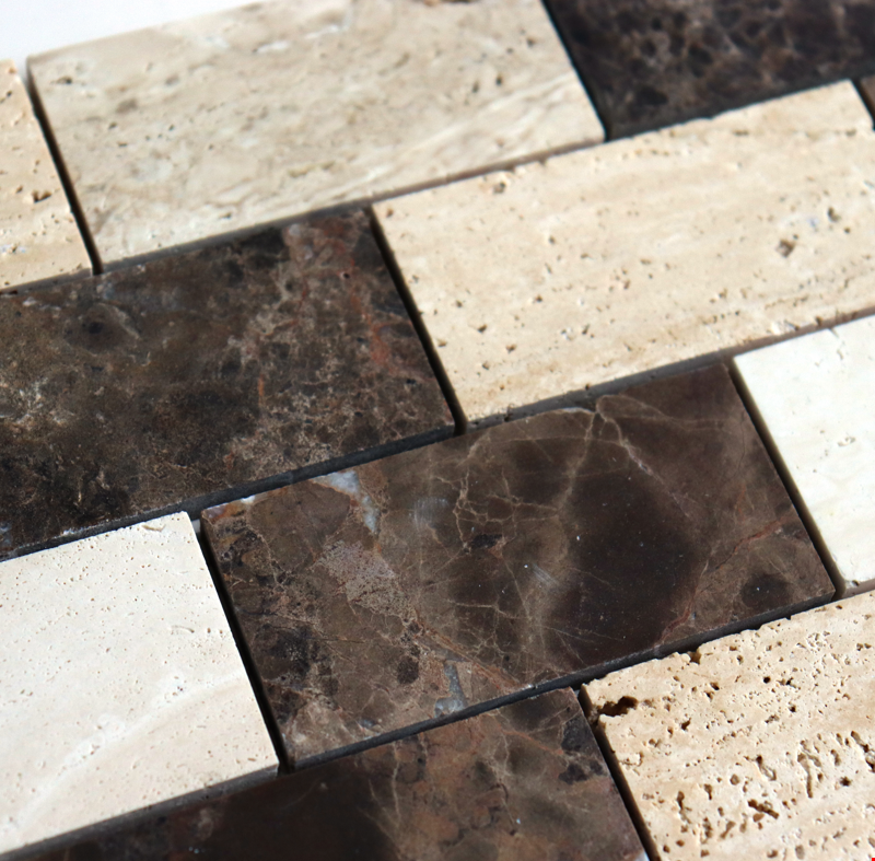 Glass Tile & Stone Stone Brick MS Series Mosaic 12" x 12" : MS598