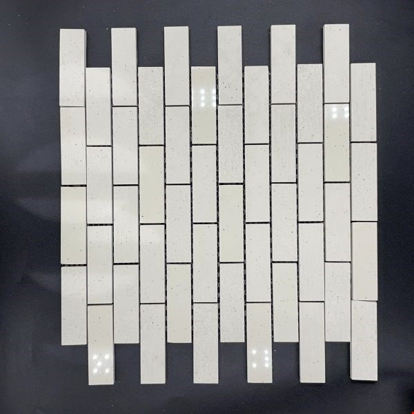 Glass Tile & Stone Presidential Porcelain Series: Brick White PB9525
