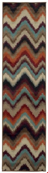 Oriental Weavers Adrienne Multi (A4205D058230ST) Runner 1'10" x 7'6" Area Rug