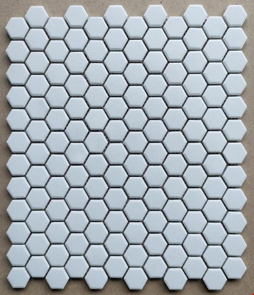 Glass Tile & Stone Nextgen: 1" Hexagon White UGP03956 