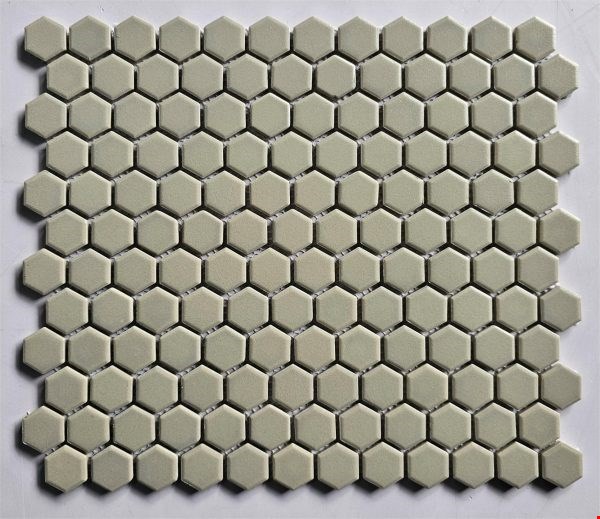 Glass Tile & Stone Nextgen: 1" Hexagon Classic Taupe UGP03955