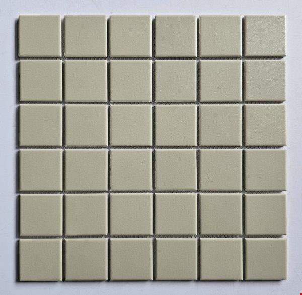 Glass Tile & Stone Nextgen: 2" Square Mosaic Classic Taupe UGP02967