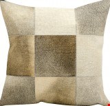 Nourison Natural Leather and Hide Alligator Print 18