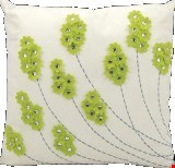 Nourison Outdoor Felt Flowers Outdoor 20"x20" Pillow 798019012694