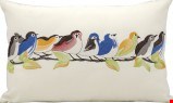 Nourison Outdoor 9 Birds on Wire 12