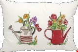 Nourison Outdoor 2 Watering Cans 14"x20" Pillow 798019024284