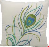 Nourison Outdoor Peacock Feather 18