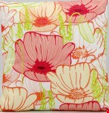 Nourison Outdoor Primrose Flowers 18"x18" Pillow 798019019563