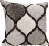 Nourison Natural Leather and Hide Lantern Design 20"x20" Pillow 798019028039