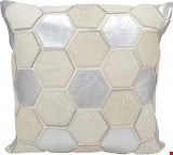 Nourison Natural Leather and Hide Hexagon 20