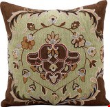 Nourison Kathy Ireland Pillow Floral Damask 18"x18" Pillow 798019015046