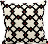 Nourison Kathy Ireland Pillow Black Diamonds 18