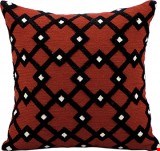 Nourison Kathy Ireland Pillow Black Diamonds 18"x18" Pillow 798019015091