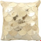 Nourison Natural Leather and Hide Metallic Balloons 20"x20" Pillow 798019812034