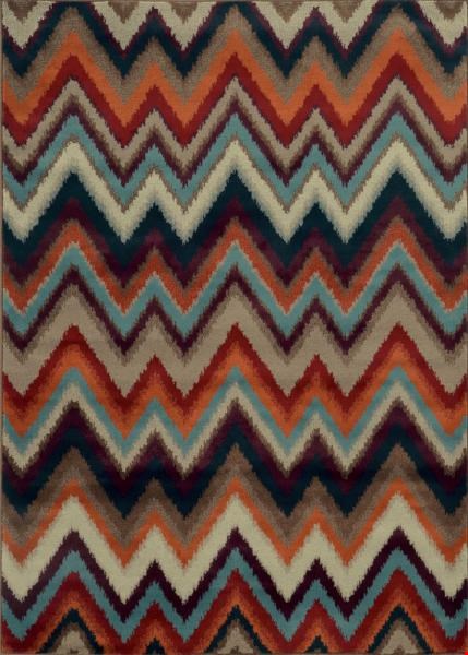 Oriental Weavers Adrienne Multi (A4205D240330ST) Rectangle 7'10" x 10'10" Area Rug