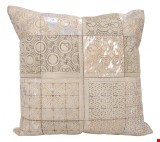 Nourison Couture Hide Laser Cut Tiles 20"x20" Pillow 798019032876