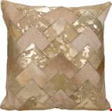 Nourison Natural Leather and Hide Met Arrow Chevron 20