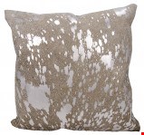 Nourison Couture Hide Metallic Splash 18"x18" Pillow 798019032753