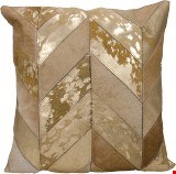 Nourison Kathy Ireland Pillow Metallic Chevron 20