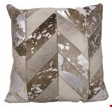 Nourison Kathy Ireland Pillow Metallic Chevron 20