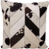 Nourison Dallas Cow Print Chevron 20