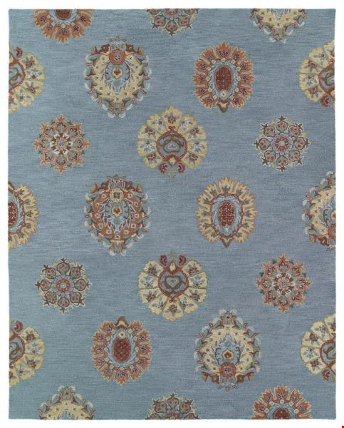 Kaleen Brooklyn Spa  (Tatum - 01) Rectangle 9'10" x 12'0" Area Rug