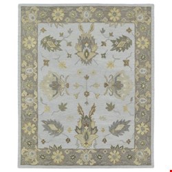 Kaleen Brooklyn Silver  (Delaney-03) Rectangle 7'8