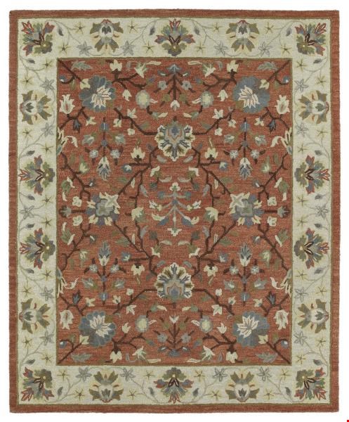 Kaleen Brooklyn Brick  (Keaton - 05) Rectangle 9'10" x 12'0" Area Rug