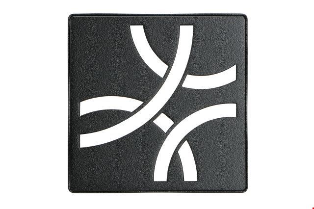 Schluter Drain: 4" Kit Curve Matte Black KDIF4GRKMGSD6