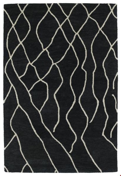 Kaleen Casablanca Charcoal  (CAS03) Runner 2'8" x 7'0" Area Rug
