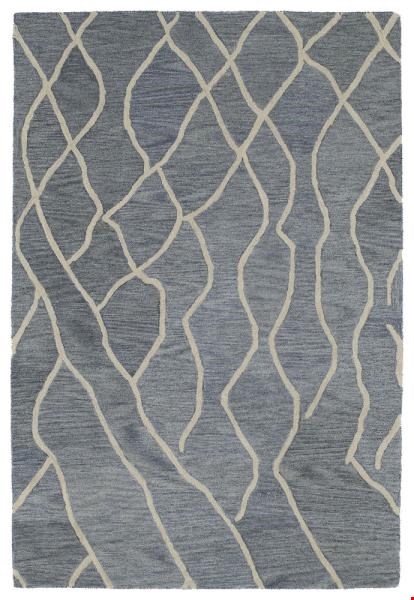 Kaleen Casablanca Grey  (CAS03) Rectangle 4'2" x 7'0" Area Rug