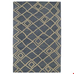 Kaleen Casablanca Blue  (CAS04) Runner 3'2