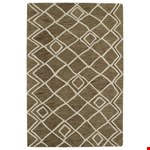 Brown Rectangle 5'3" 8'0"