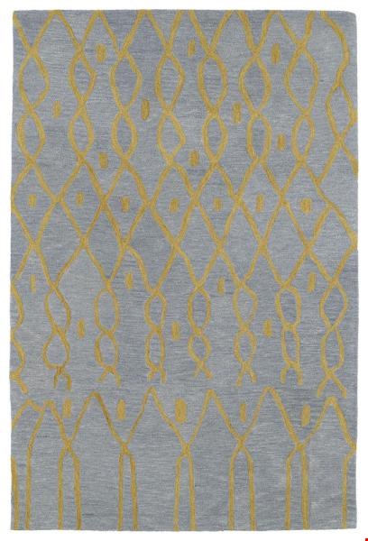 Kaleen Casablanca Lt. Blue (CAS06) Runner 3'2" x 8'0" Area Rug