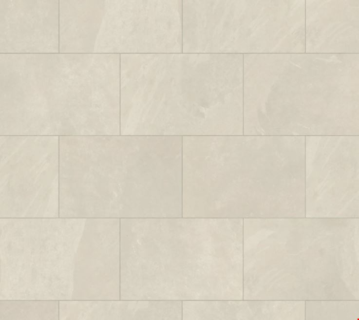 Karndean Knight Tile Glue Down: Ivory Riven Slate Luxury Vinyl Tile ST18
