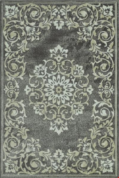 Dalyn Beckham Grey (BC185GR3X5) Rectangle 3'3" x 5'1" Area Rug