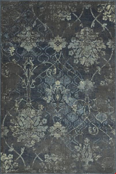 Dalyn Beckham Grey (BC2161GR5X7) Rectangle 4'11" x 7'5" Area Rug