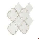 Soho Waterjet MJ: Rabat with Thassos With Pearl Line Mosaic MJRABATWTHSPRL