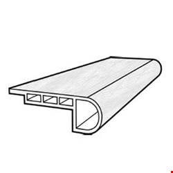 Dixie Trucor 5 Series: Flush Stair Nose English Oak - 94